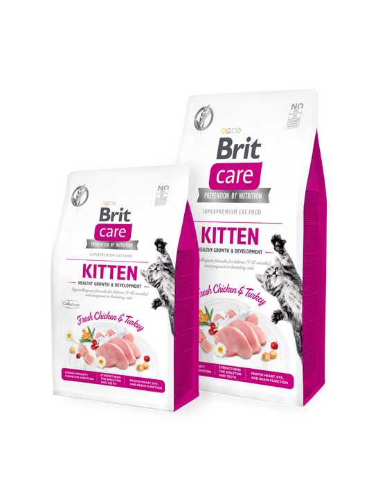 🐾 Brit Care Kitten – Fresh Chicken & Turkey