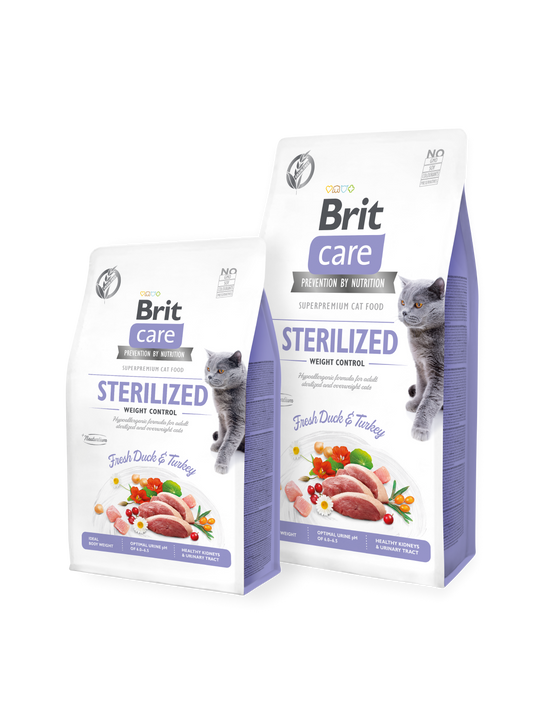 Brit Care Sterilized Weight Control – Fresh Duck & Turkey