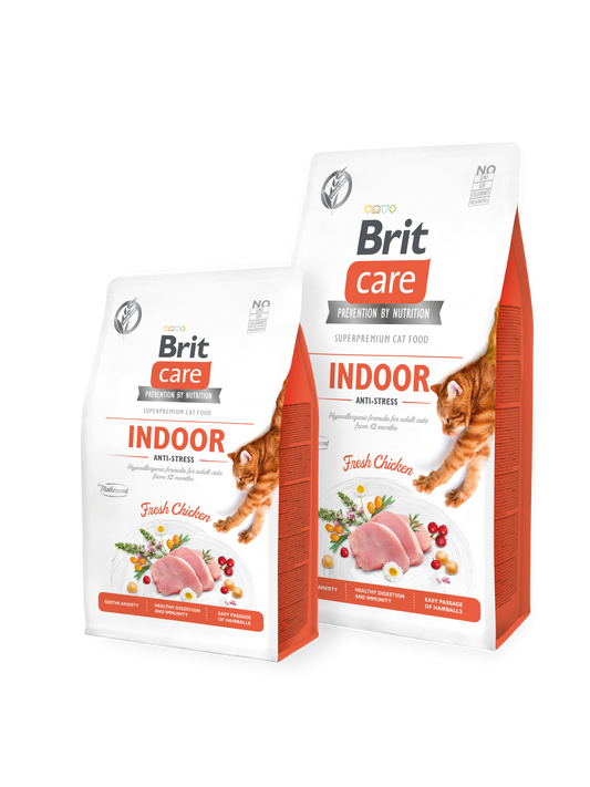 🐱 Brit Care Indoor Anti-Stress – Fresh Chicken
