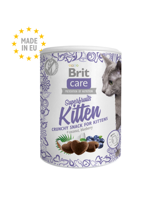 Brit Care Superfruits Kitten – Crunchy Snack for Kittens