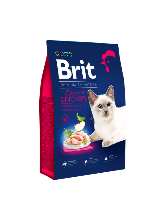🐱 Brit Premium by Nature – Sterilized Chicken
